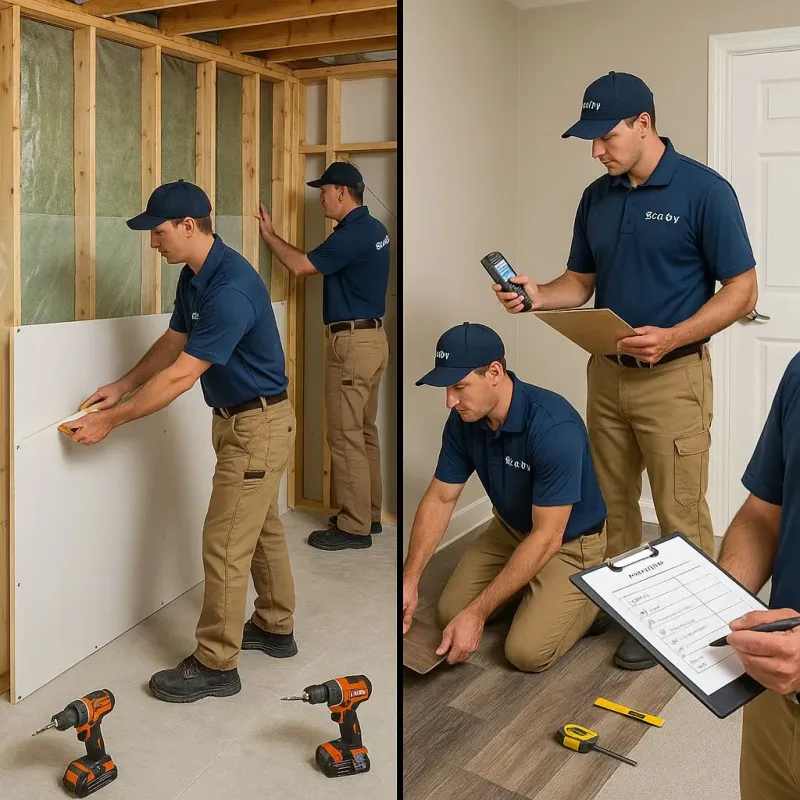Repairs and Reconstruction process in Cottage Grove, OR